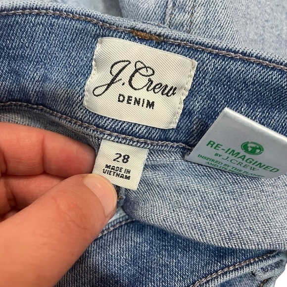 J. Crew 10’’ Billie Demi Boot Crop Jeans in Light Wash Size 28 - Picture 10 of 16